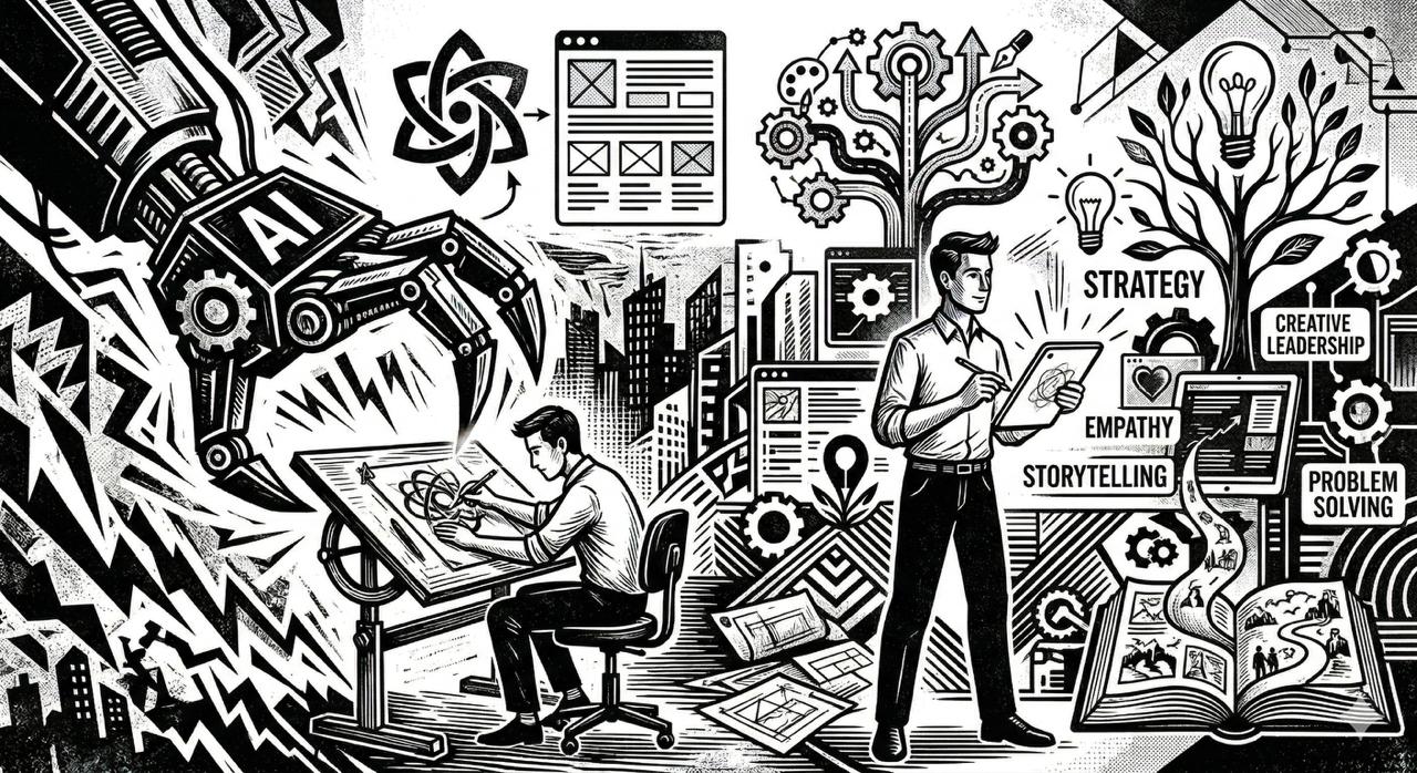 Strategy, empathy, and storytelling — the human moat against AI automation in design