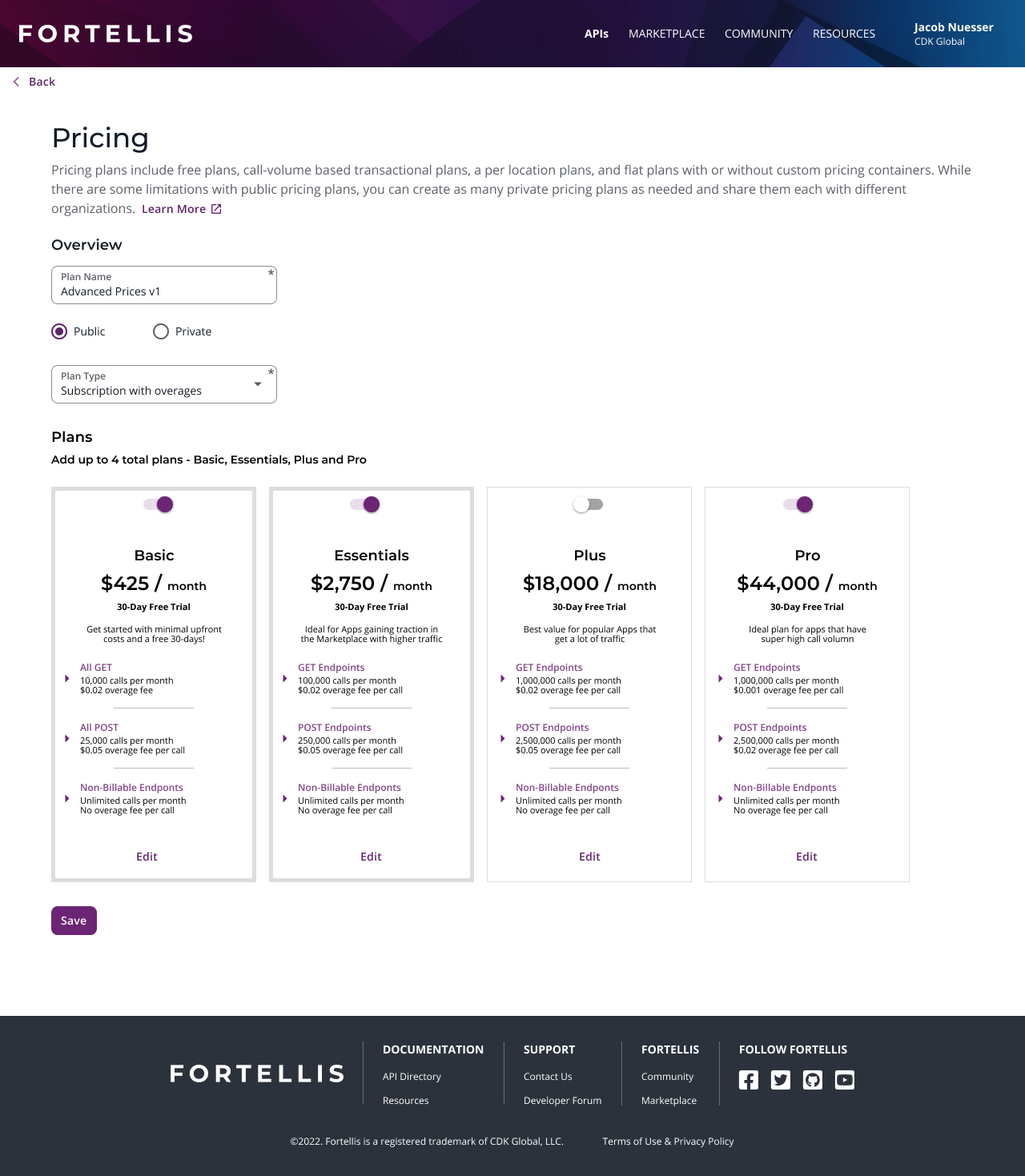 Pricing